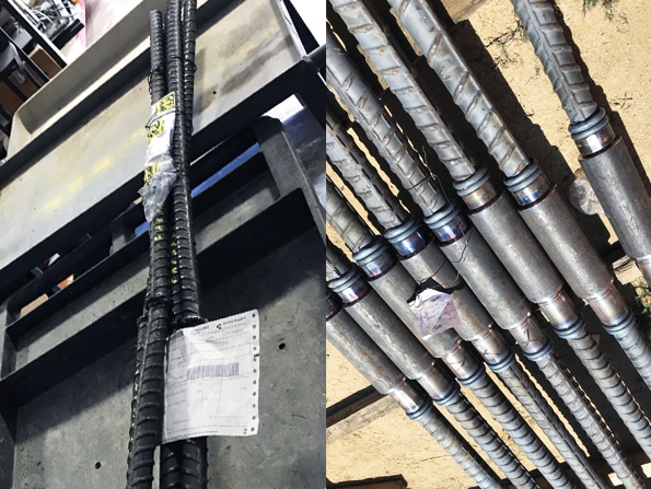 Testing Mechanical And Welded Rebar Splices CTS